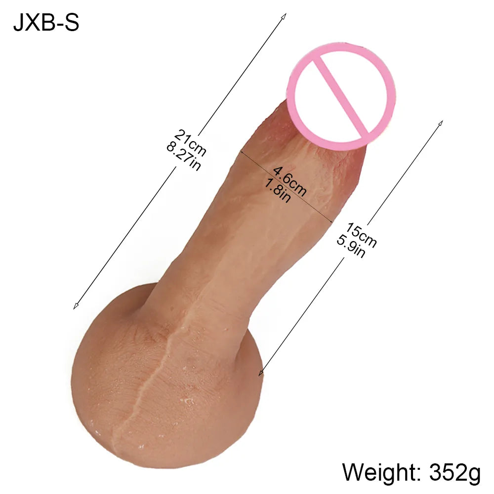 Super Skin Silicone Realistic Dildo Soft Suction Cup – Sensesx